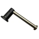 Signature Hardware 466622 Mendi Toilet Paper Holder - Matte Black/satin Nickel. Fixed Price $45.90.