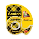 Scotch Double-sided Permanent Tape, 1" Core, 0.5" X 20.83 Ft, Clear, 3/PACK. Fixed Price $15.58.