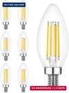 Sigalux Dimmable Led Candelabra 60W Equivalent, E12 Light Bulbs 5000K. Fixed Price $30.77.