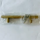 New Bar Cabinet Pulls 4 Hole Centers Goldenwarm Brushed Bronze Sealed Hardware. Fixed Price $7.89.