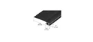Crl B791 Black 84" Vinyl 1-3/4" Adjustable Width Bug Strip. Fixed Price $33.44.