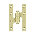 Deltana OK5032B-L 5" X 3-1/4" Solid Brass Left Hand Olive Knuckle Unlaquered. Fixed Price $96.23.