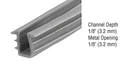 Crl GC800M Glazing Vinyl 1/8" Channel Depth Metal Opening - 1000' Roll Gray. Fixed Price $400.28.