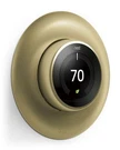 Google Nest Learning Thermostat Wall Plate Cover - Elago Brass. Fixed Price $13.99.
