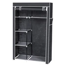 64" Portable Closet Storage Organizer Wardrobe Clothes Rack With Shelves Gray. Fixed Price $24.99.