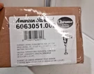 Duty Free American Standard 6063051.002 Urinal Flush Valve, Polished Chrome. Fixed Price $160.00.