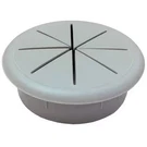Electriduct GR-FG230-GY Flexible 2.375" Desk Grommet- Gray. Fixed Price $12.25.