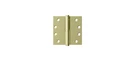 Right Hand 4" X Square Lift-off Hinge Unlacquered Brass Finish. Fixed Price $66.31.