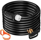 Vevor Generator Extension Cord 30 Ft. Amp Twist Lock Connectors. Fixed Price $64.99.