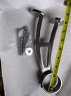 Lavi 2" Satin Solid Stainless Steel Bar Mount Bracket 44-402/2, Missing Screws. Fixed Price $34.99.