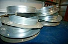 (lot Of 11): Hart Cooley 10" #5410 (X8) + 8" #5408 (X3) Galvanized Ring Collars. Fixed Price $52.50.