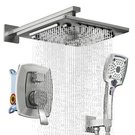Ello&allo Shower Faucet Set Mixing Valve And Trim Kit Brushed Nickel, Rainfall... Fixed Price $143.33.