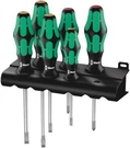 Wera 334/6 Slotted & Phillips Lasertip Screwdriver Set With Rack 05105650001. Fixed Price $45.88.