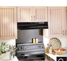Nutone Range Hood Black 24" Ductless Kitchen Stove Vent Lighting RL6224BL. Fixed Price $90.00.