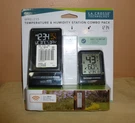 La Crosse Technology Wireless Temperature & Humidity Station Combo New M82738. Fixed Price $25.99.