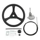 Boat Steering System 14 Feet Cable 13.5 Inch Wheel 3/4 Shaft Carmocar Rotary. Fixed Price $209.99.