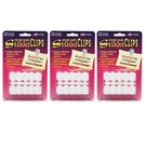 Stikkiclips Adhesive Clips, White, 30 Per Pack, Packs. Fixed Price $38.99.