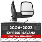 Passenger Side Mirror For Chevrolet Express, Gmc Savana - Heated, Manual Fold. Fixed Price $79.79.
