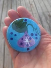 Blue Ganz Bella Casa Ceramic Drawer Pulls Knobs Oversized 2 Inch New Set Of 4. Fixed Price $15.00.