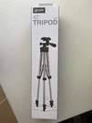 Gpx In. 42" Aluminum Adjustable 3-WAY Pan And Tilt Tripod With Carrying Bag. Fixed Price $25.00.