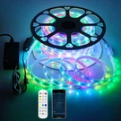 100FT Waterproof Rgb Led Strip Lights With Music Sync & App Control. Fixed Price $146.99.