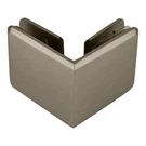 Crl BGC90BN Brushed Nickel Beveled Style Degree Glass-to-glass Clamp. Fixed Price $23.94.
