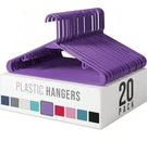 20X White Clothes Hangers Plastic Heavy Duty Slim For Coat Shirt Closet Storage. Fixed Price $10.04.