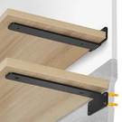6 Pcs Shelf 10 Inch Heavy Duty Floating Brackets. Fixed Price $19.99.