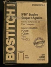 9/16" Staples For Use With Stanley-bostitch PC4000, PC5000, T6-80C2,.... Fixed Price $15.00.