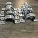 Halex 2 Emt Two-hole Conduit Straps Galvanized Steel Lot Of 18. Fixed Price $26.95.