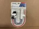 Asurity DTK113B 3/4" Drain Trap Kit, Clear With Cleaning Brush (221761). Fixed Price $28.00.