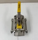 New Surplus Chicago Valve 4" 600 Cwp CF8M Stainless Steel Ball. Fixed Price $800.00.