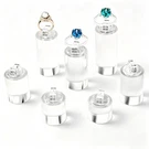 Enenes 7 Pack Acrylic Ring Display Holder Clear Cylinder Jewelry Stand For We.... Fixed Price $23.48.