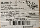 Open Box. Current Evolve Area Led Light W/ Shorting Cap 151W. Fixed Price $550.00.
