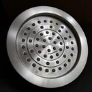 Oxygenics Large 7.5" Wide Oxygen-infused Rain Brushed Nickel Shower Head 45568. Fixed Price $22.50.