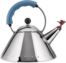Alessi Kettle 9'' H X 8.5'' W D, Blue, Model 9093. Fixed Price $202.50.