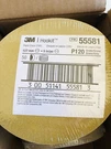 Wow! 50 New 3M Hookit Sanding Discs 236U, P120 Grit, 5IN, No. 55581. Fixed Price $14.99.
