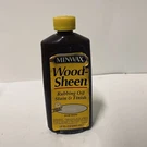 Minwax Wood Sheen Rubbing Oil Stain Finish Dove White Yellow Top. Fixed Price $54.99.