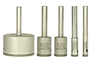 5 Piece Series Standard Plated Diamond Drill Set. Fixed Price $370.00.