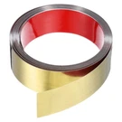 Harfington 19.7FT X 1.97" Peel & Stick Stainless Steel Mirror Wall Trim Molding. Fixed Price $45.59.