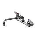 T&s Brass B-2299-CR 8" Wall Mount Workboard Mixing Faucet W/ 14" Swing Spout. Fixed Price $165.77.