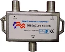 Dms International 2X1 Diseqc Switch Fta Satellite Tv 950 - 2150 Mhz. Fixed Price $6.50.