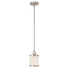 Livex Lighting 50560-91 Grammercy Mini Pendant Brushed Nickel 48" Max. Fixed Price $79.95.