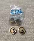 Crl Brass Round Mirror Clips - Set Of 4. Fixed Price $10.99.