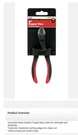 Ace Dual Compound Comfort Grip 5 In. Alloy Steel Diagonal Pliers Red 1 Pk New. Fixed Price $15.99.