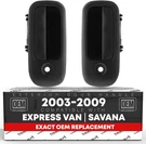 Exterior Front Driver & Passenger Door Left + Right Handles, Black. Fixed Price $64.93.