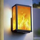 Outdoor Flame Fixture Wall Sconce, 2 Lighting Modes, Waterproof, Led. Fixed Price $54.95.