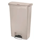 Rubbermaid Commercial 1883460 18-GAL. Resin Front Step-on Container Beige New. Fixed Price $150.00.