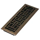Decor Grates Floor Register X 15.5, Rubbed Bronze, Plated Steel AJH414-RB. Fixed Price $35.65.