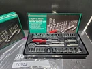 Vintage Napa Silverline 1/4" & 3/8" Drive 34PC Socket Set W/metal Case (TL902). Fixed Price $79.95.
